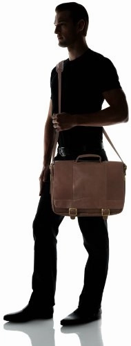 David King & Co. Porthole Brief With Inside Organizer, Cafe, One Size