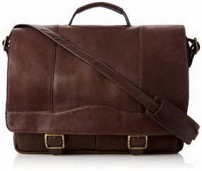 David King & Co. Porthole Brief With Inside Organizer, Cafe, One Size
