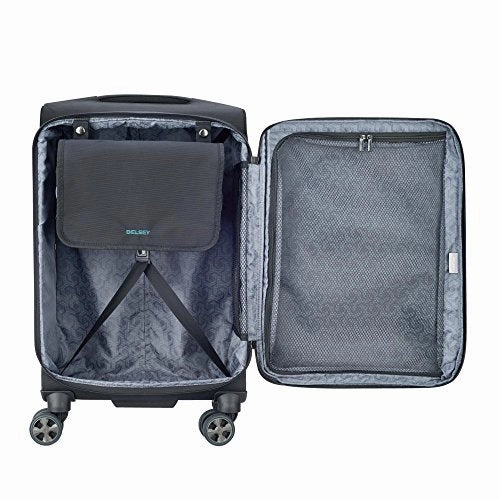 Delsey Hyperglide 21" Expandable Spinner Carry-On, Black