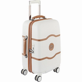 Delsey Luggage Chatelet Hard  21 Inch Carry On 4 Wheel Spinner Luggage, Champagne 21