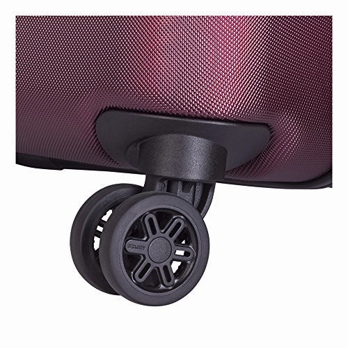 Delsey Luggage Cruise Lite Hardside 21" Carry On Exp. Spinner Trolley With Front Pocket, Black
