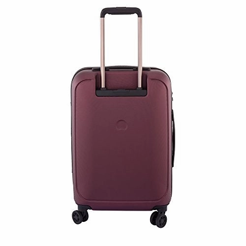 Delsey Luggage Cruise Lite Hardside 21" Carry On Exp. Spinner Trolley With Front Pocket, Black