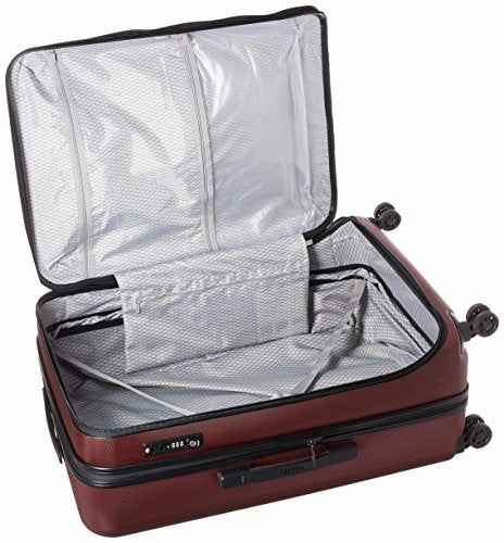 Delsey Luggage Cruise Lite Hardside 25" Exp. Spinner Trolley, Black Cherry