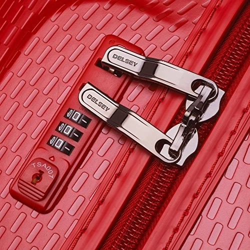 Delsey Luggage Embleme 3 Piece Polycarbonate Lug, Blue