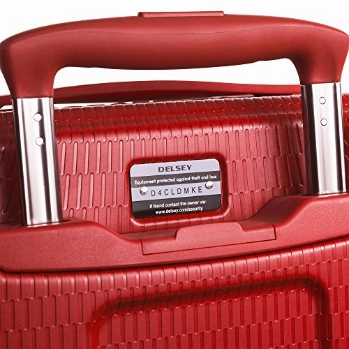Delsey Luggage Embleme 3 Piece Polycarbonate Lug, Blue