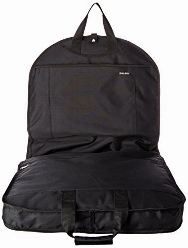 Delsey Luggage Helium Garment Bag, Suit Or Dress Bag, Includes Carry Handle, Black