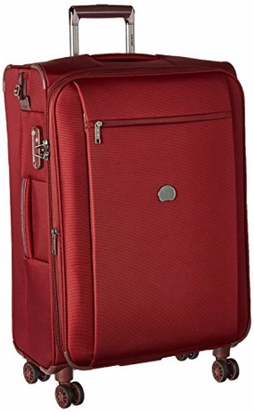 Delsey Luggage Montmartre  25 Inch Expandable Softside Spinner Suitcase, Bordeaux