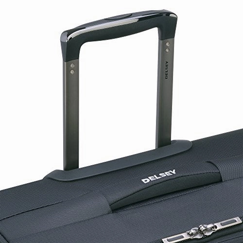 Delsey Luggage Sky Max Expandable 2 Wheeled Carry On, Black