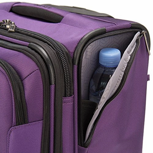 Delsey Luggage Sky Max Expandable 2 Wheeled Carry On, Black
