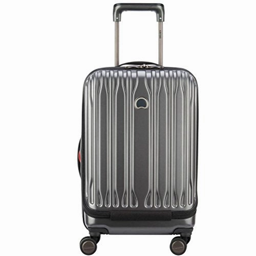 Delsey Paris Chromium Lite 19-Inch International Spinner Carry-On With Expansion (Graphite)