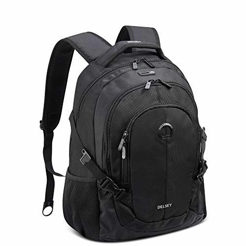 DELSEY Paris Navigator Laptop Backpack, Black, 15.6" Sleeve