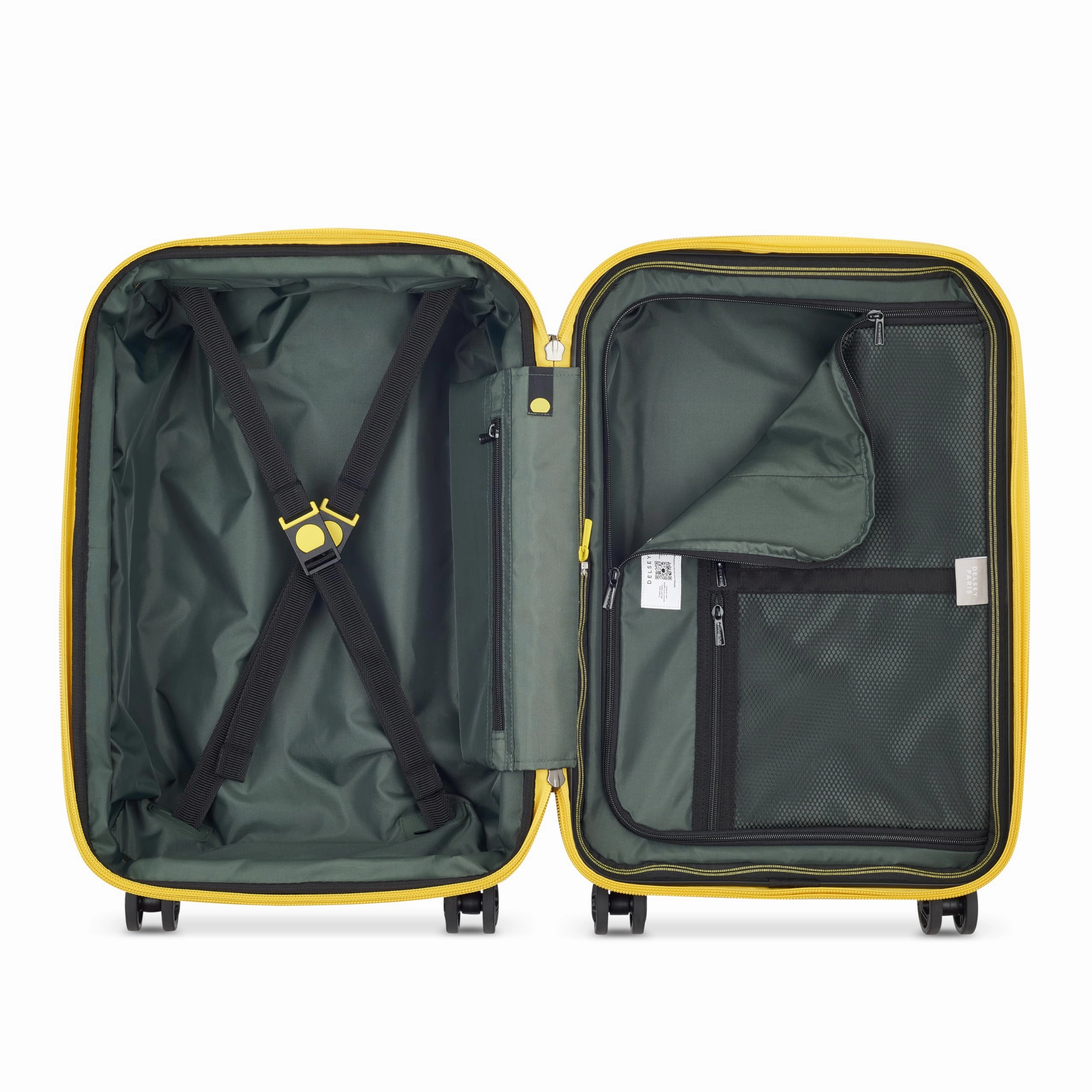 DELSEY Paris Rempart Hardside Expandable Luggage Trunk with Spinner Wheels (Carry-On 19 Inch)