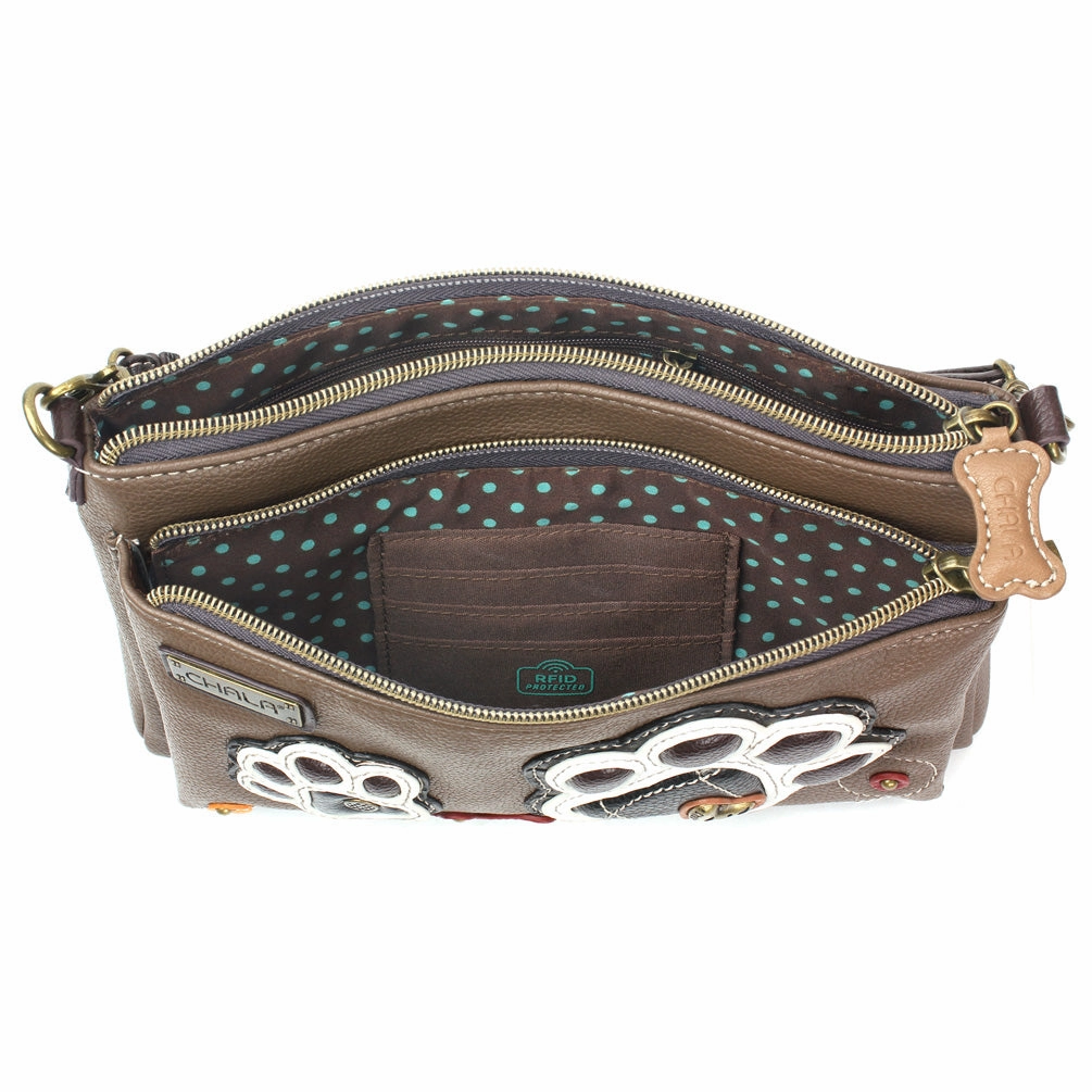 Deluxe Crossbody - Pawprint
