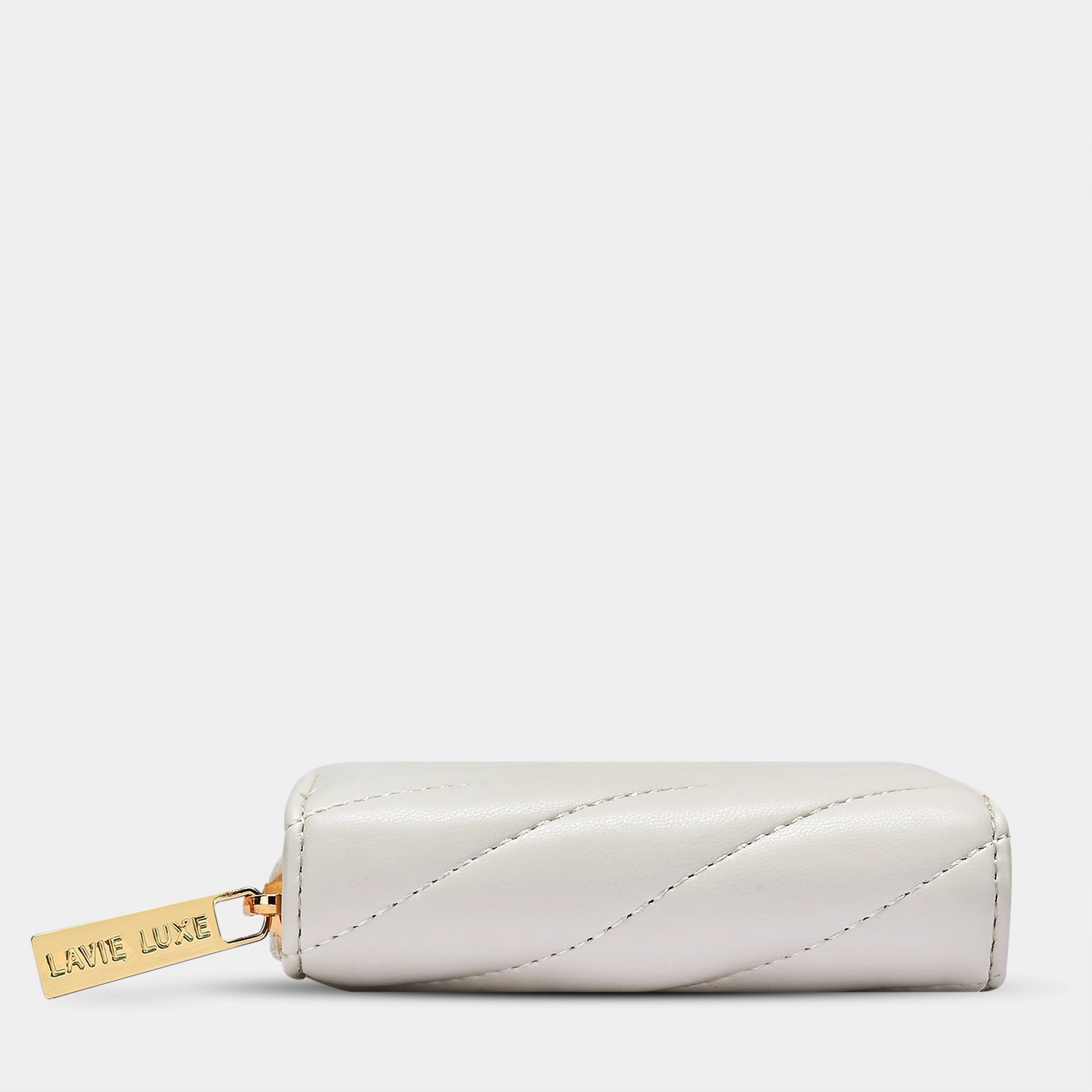 Diagonal Flap25 Small Zip Wallet