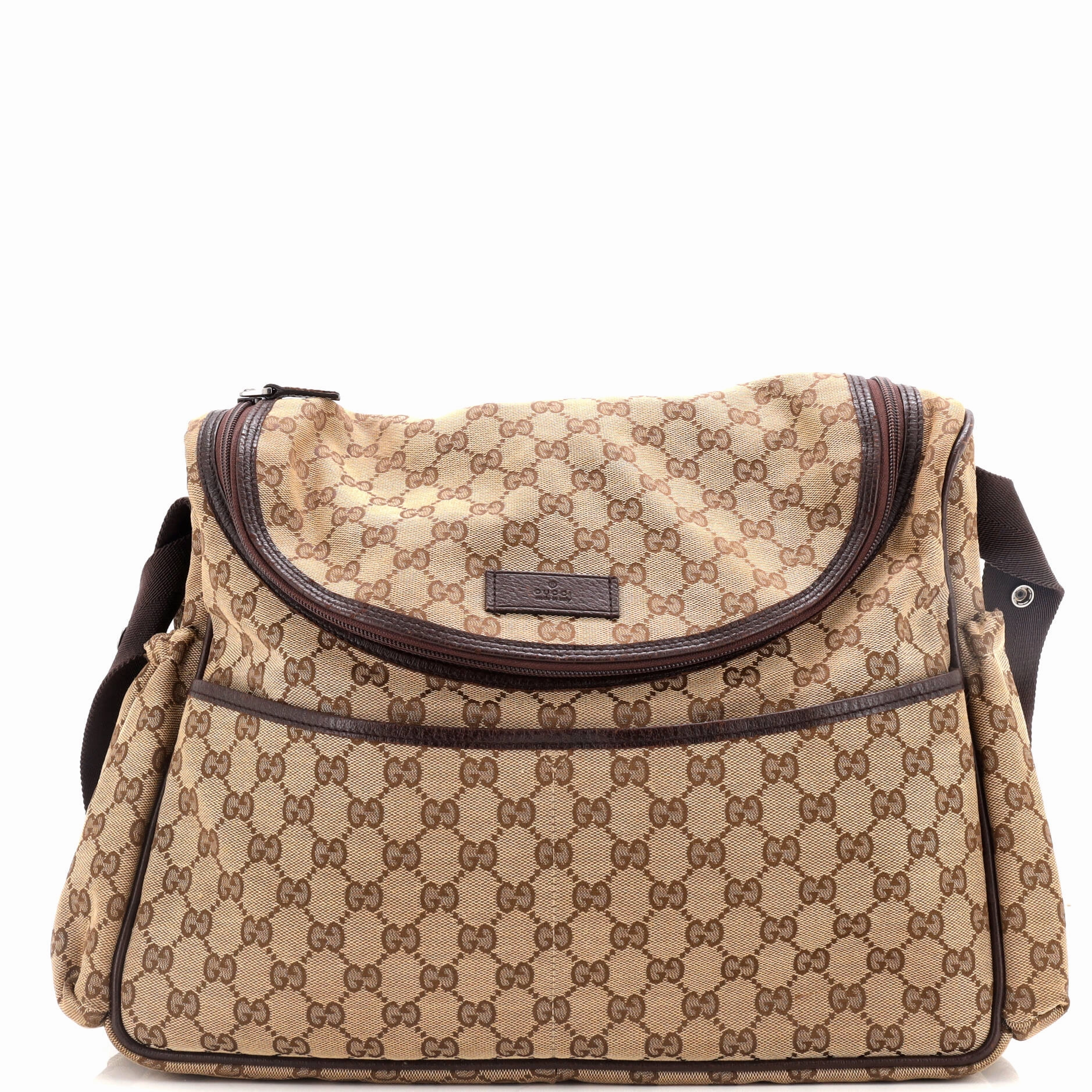 Diaper Crossbody Bag GG Canvas