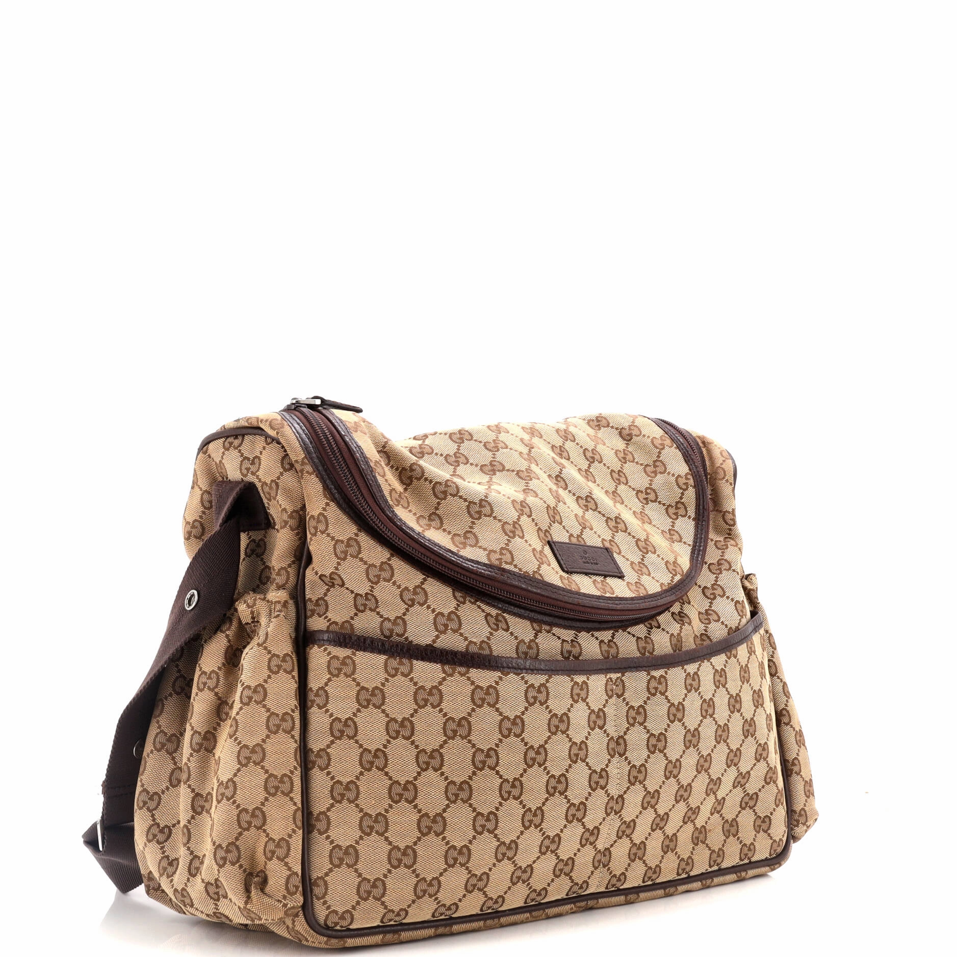 Diaper Crossbody Bag GG Canvas