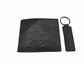 Diesel Mnzbrse 00XC51PR054H0144 Coin Pouch, 10 cm, Black (Schwarz)