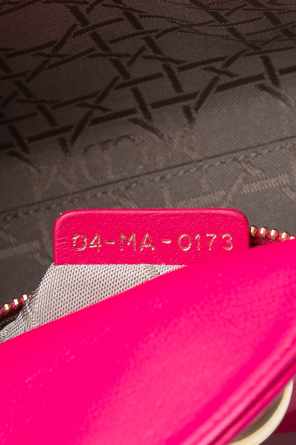 DIOR Lady Dior Mini Hot Pink Cannage Lambskin Leather Crossbody Bag