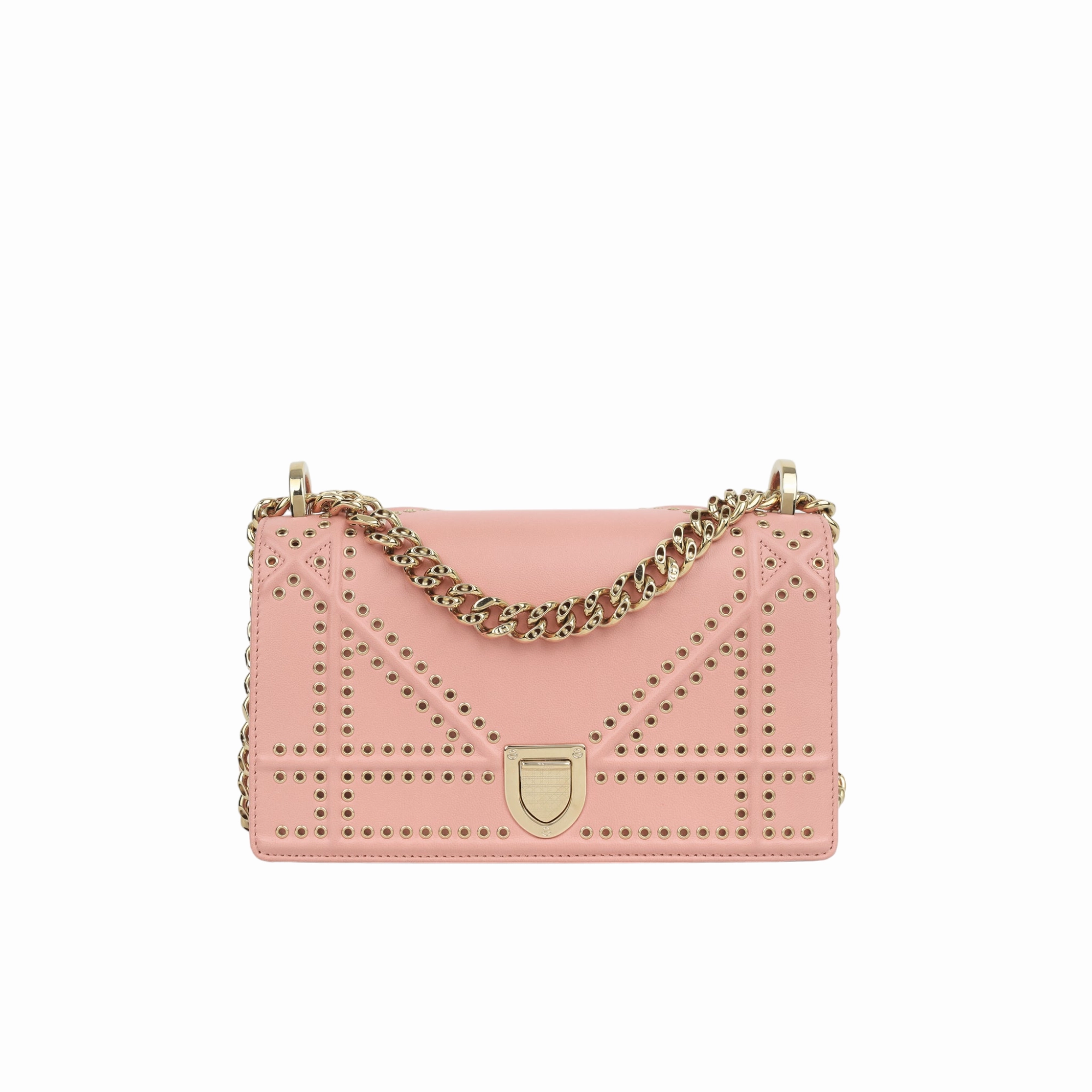 Dior Small Diorama - Studded Rose