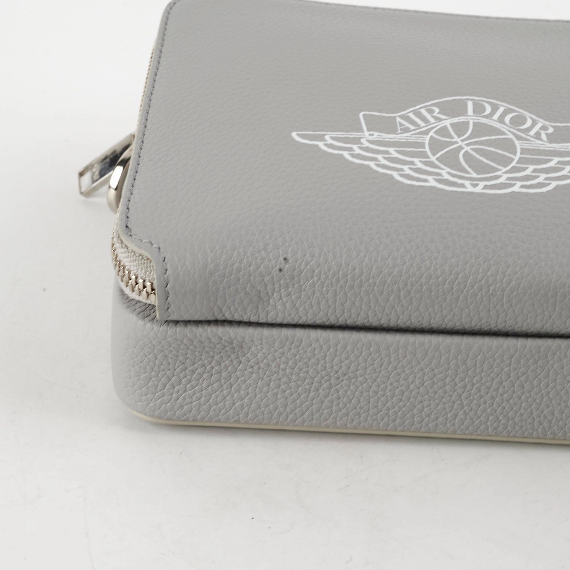 Dior x Air Jordan Wings Messenger Crossbody Bag Grey
