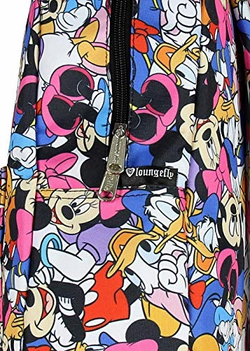 Disney Mickey Minnie Mouse Donald Duck Backpack Friends Print