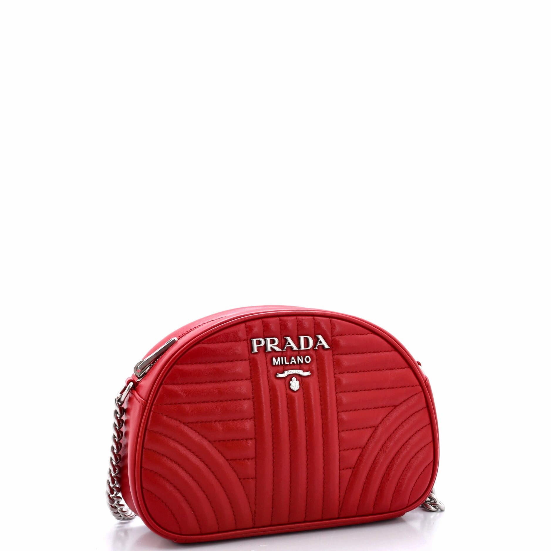 Dome Crossbody Bag Diagramme Quilted Leather Small