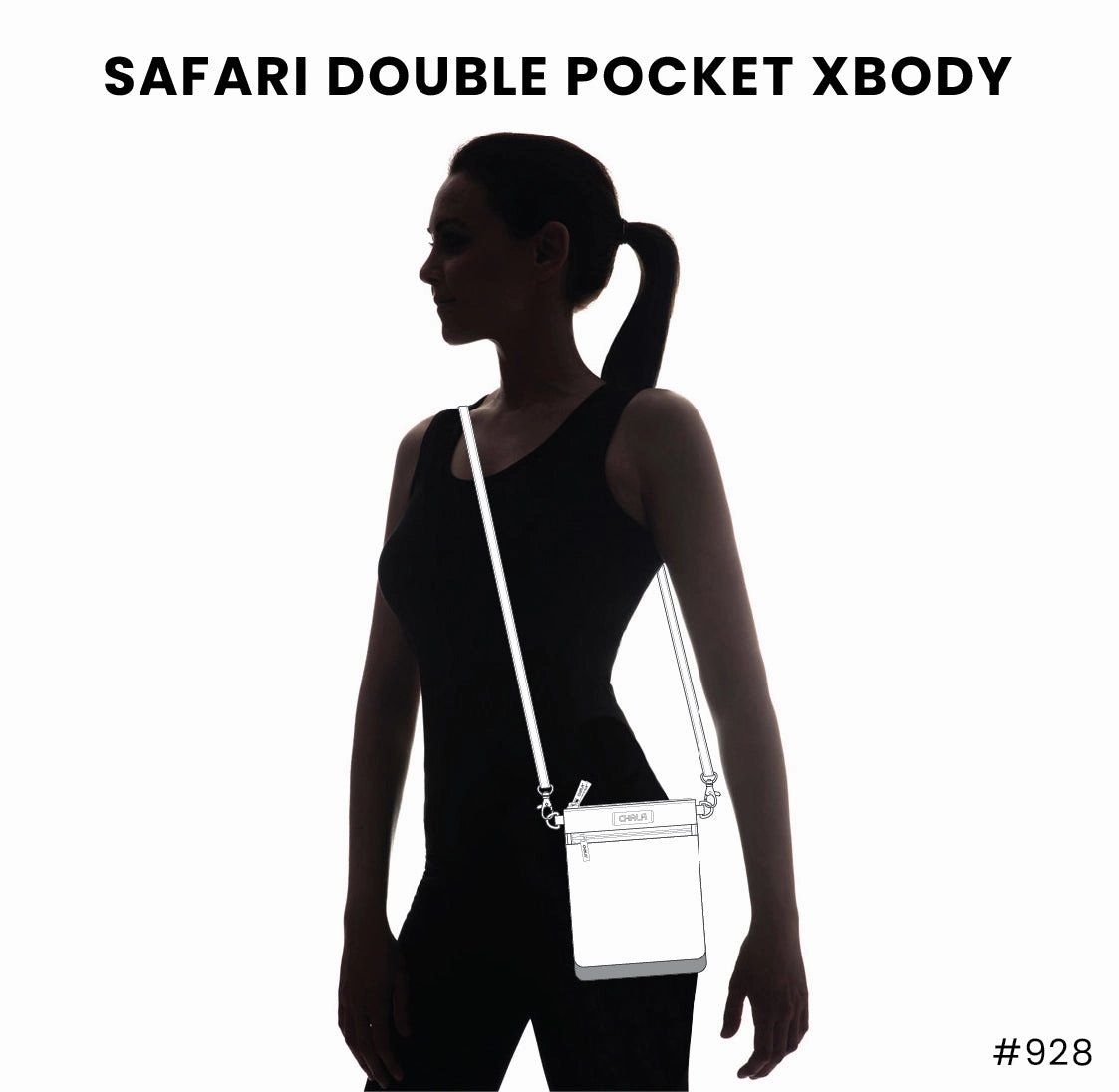 Double Pocket Xbody - Sunflower