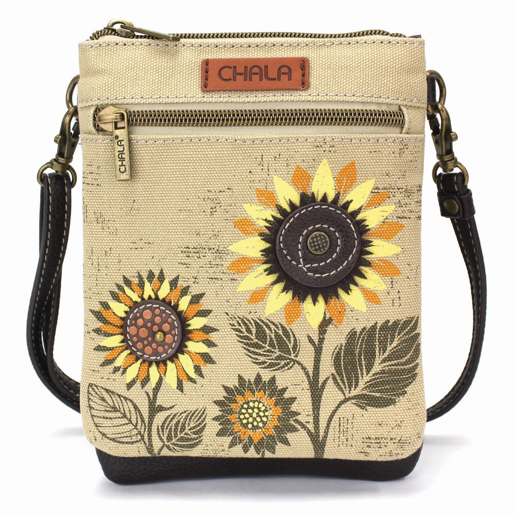 Double Pocket Xbody - Sunflower