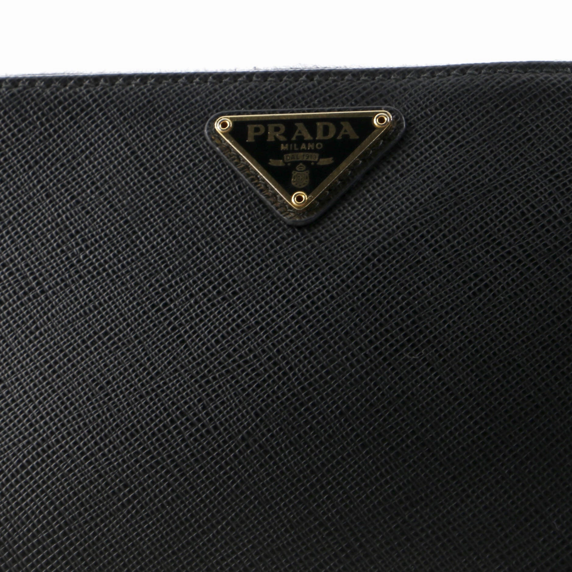 Double Zip Wallet on Chain Crossbody Saffiano Leather Mini
