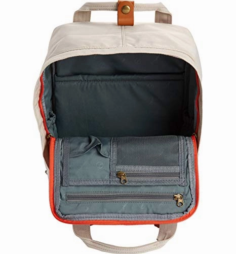Doughnut Macaroon Backpack (Pumpkin X Ivory)