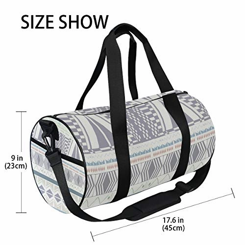 Duffel Bag Aztec Pattern Drawings Women Garment Gym Tote Bag Best Sports Bag for Boys