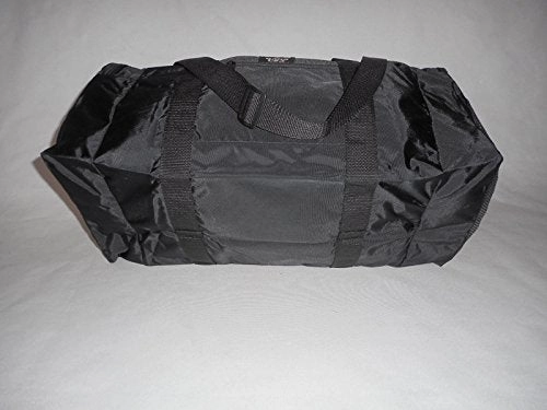 Duffle Bag Wet And Dry With 1 End Compartment Mesh,Front Pocket,Made In Usa (Black)