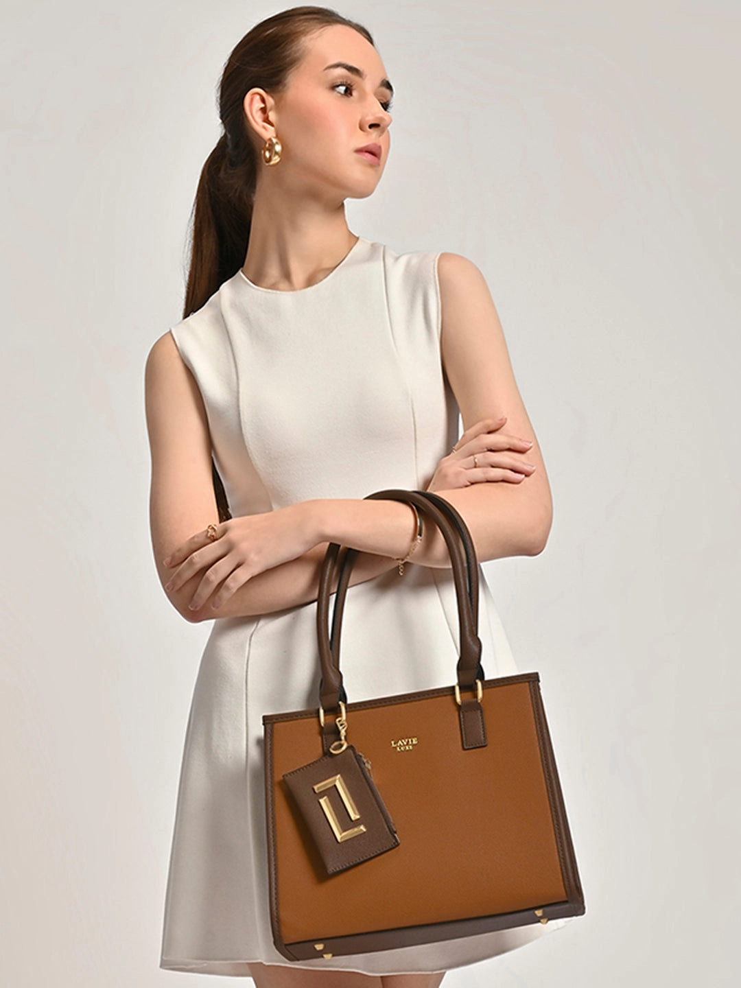 Duo Quad Medium Satchel Bag