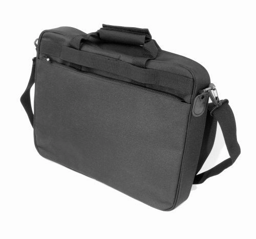 DURAGADGET Black Water Resistant Laptop Briefcase with Detachable Shoulder Strap for Lenovo S400