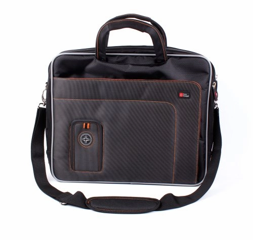 DURAGADGET Lightweight & Tough Protective 15.6 Inch Laptop Briefcase Case with Multiple