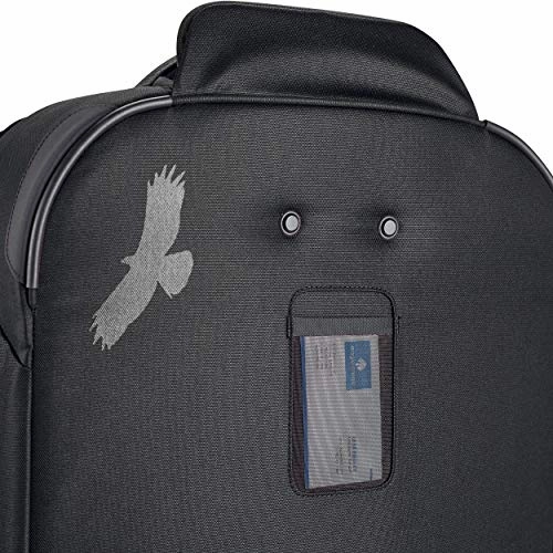 Eagle Creek Gear Warrior 4-Wheel International Carry-On Luggage, 21-Inch, Jet Black