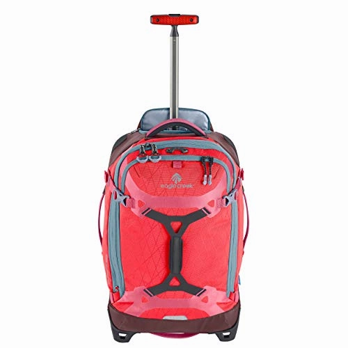Eagle Creek Gear Warrior International Carry-On Rolling Duffel Bag, Coral Sunset