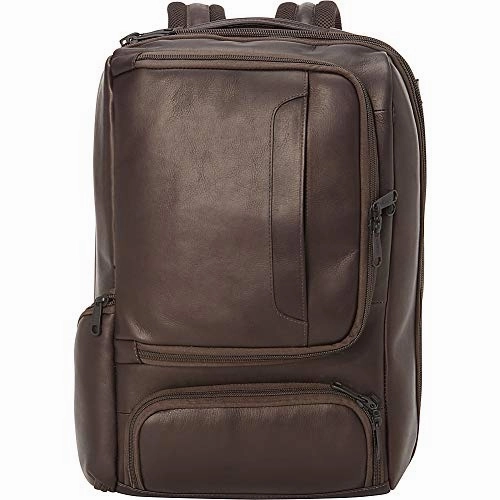 eBags Professional Slim Laptop Backpack - LTD Edition Colombian Leather (Black)