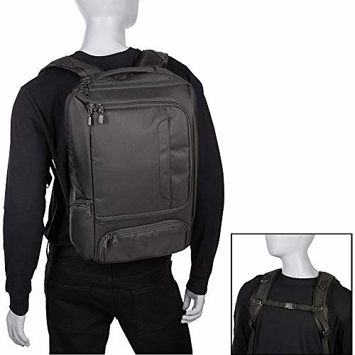 eBags Professional Slim Laptop Backpack with USB Port (Heathered Graphite w/USB)