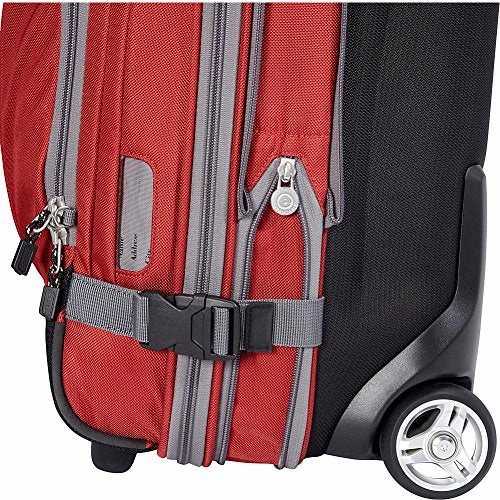 eBags TLS Mother Lode Mini 21" Wheeled Carry-On Duffel with USB Port (Black