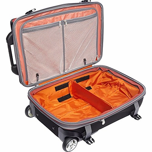 eBags TLS Mother Lode Mini 21" Wheeled Carry-On Duffel with USB Port (Black