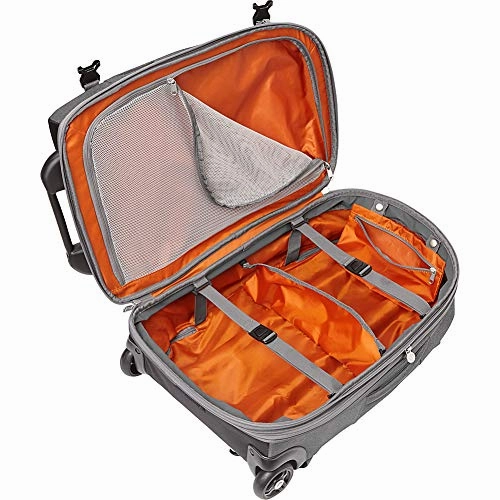 eBags TLS Mother Lode Rolling Weekender 22" Travel Backpack with Wheels - Carry-On - (Black)