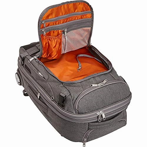 eBags TLS Mother Lode Rolling Weekender 22" Travel Backpack with Wheels - Carry-On - (Black)