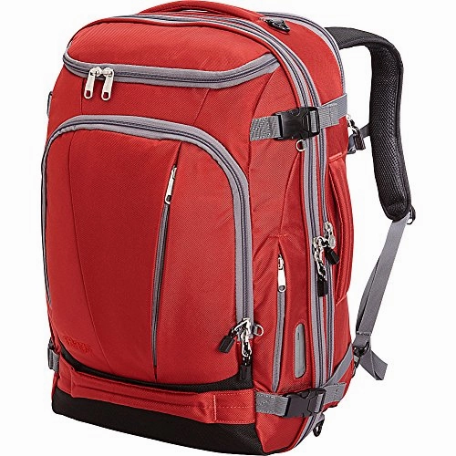 eBags TLS Mother Lode Weekender Convertible Carry-On Travel Backpack - Fits 19" Laptop - (Brushed Indigo)