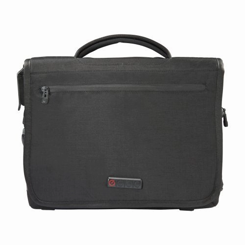ECBC Poseidon Messenger Bag for 13-Inch Laptop, Black