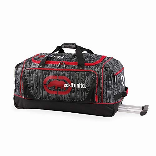 Ecko Unltd. 32" Steam Collection Rolling Duffel, Red