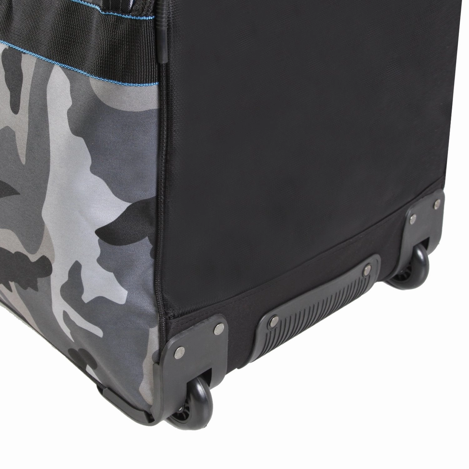 Ecko Unltd. Men's United 32" Large Rolling Duffel Bag, Camo/Red/Blue One Size