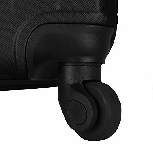 Elite Luggage Spinner Carry-On Luggage, Black