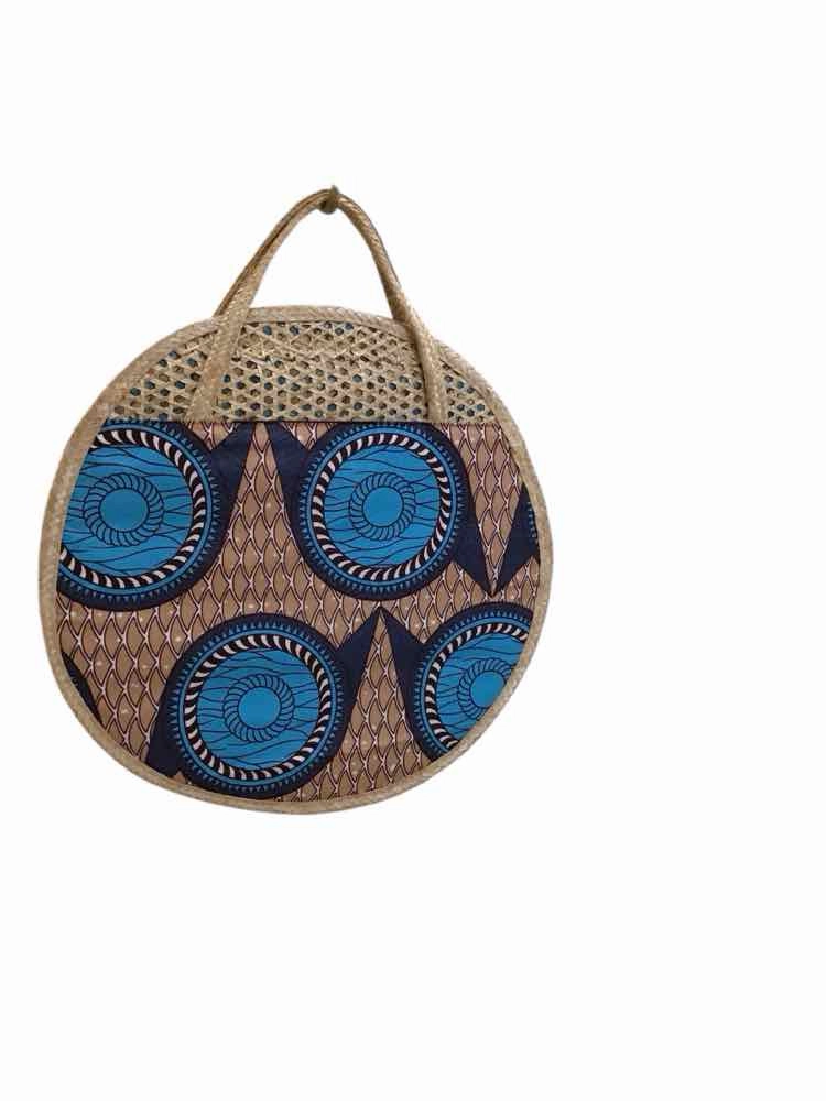 Elsie Blue and Cream Handbag