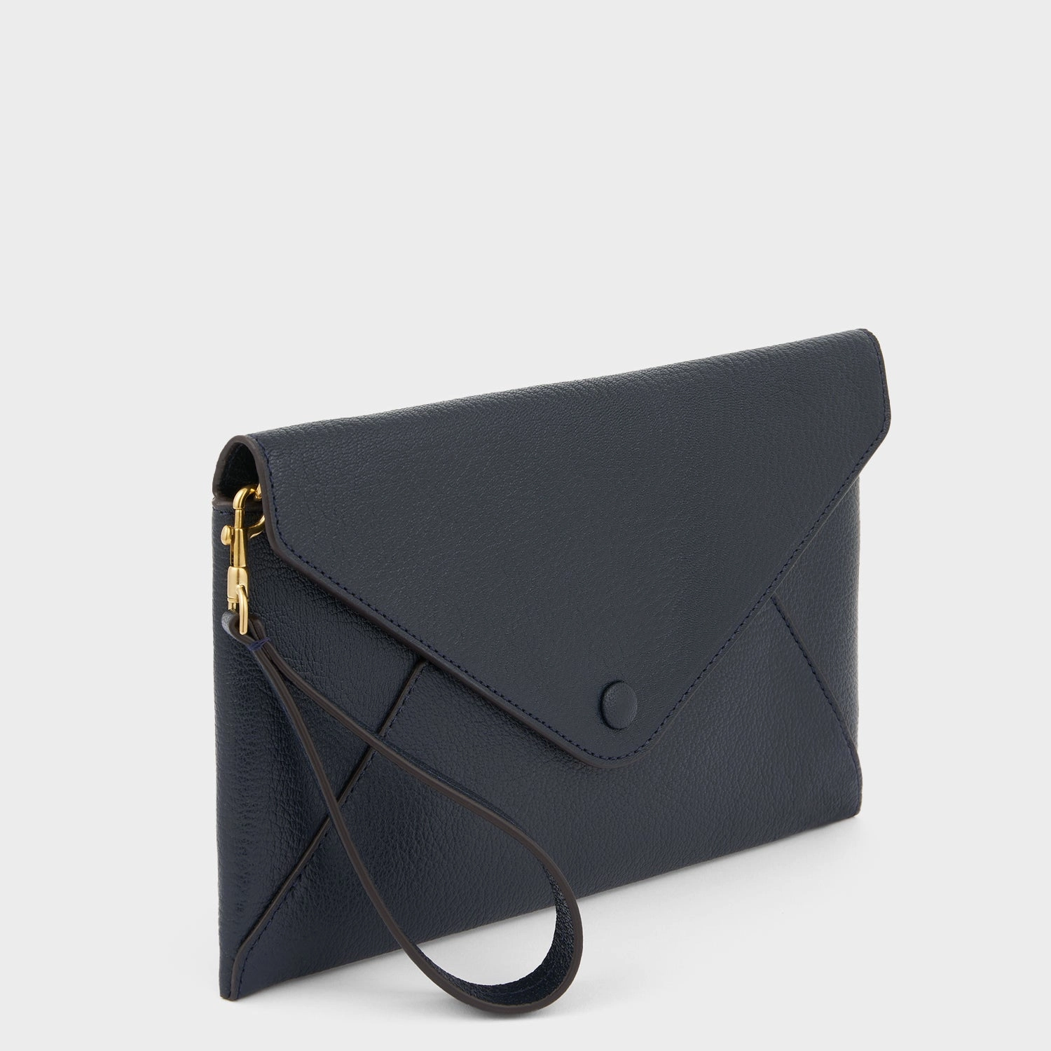 Envelope Pouch in Marine Shiny Capra